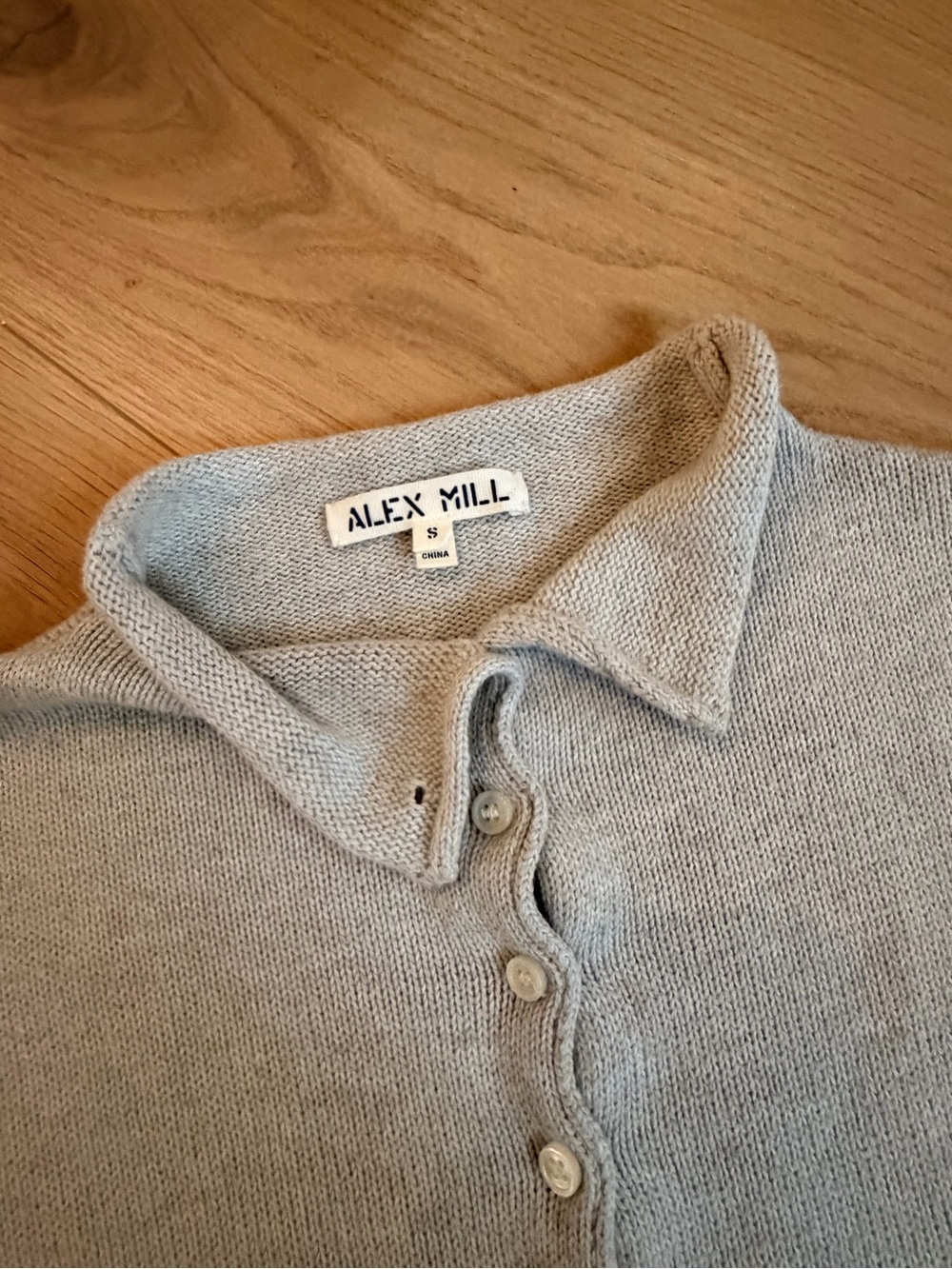Alex Mill Taylor Cardigan in Cotton Cashmere - Picture 5 of 11